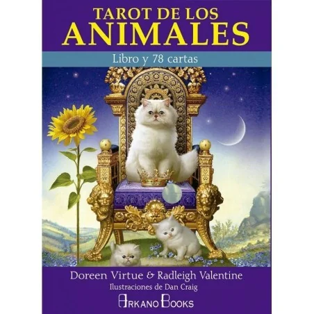 Tarot de los Animales (Libro + 78 Cartas)(AB)(ES)Doreen Virtue y Radleigh Valentine | Tienda Esotérica Changó