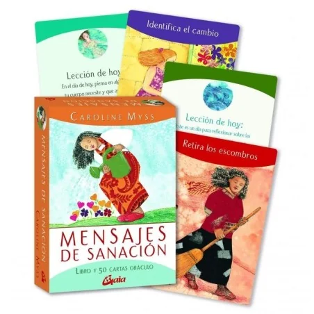 Oraculo Mensajes de Sanacion(Libro + 50 Cartas)(Gaia) Caroline Myss | Tienda Esotérica Changó