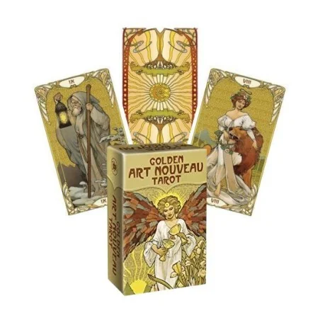 Mini Golden Art Nouveau Tarot - Giulia Massaglia