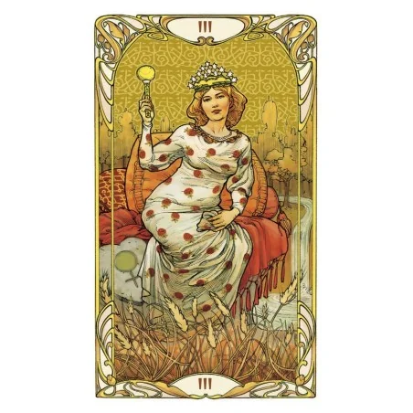 Mini Golden Art Nouveau Tarot - Giulia Massaglia | Lo Scarabeo | 9788865277171 | Tienda Esotérica Changó