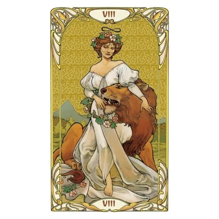 Mini Golden Art Nouveau Tarot - Giulia Massaglia | Lo Scarabeo | 9788865277171 | Tienda Esotérica Changó