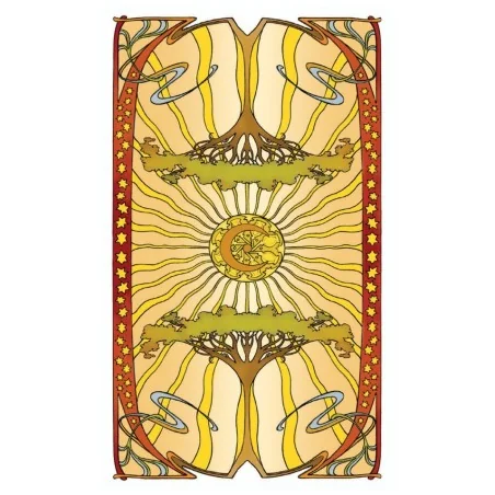 Mini Golden Art Nouveau Tarot - Giulia Massaglia | Lo Scarabeo | 9788865277171 | Tienda Esotérica Changó