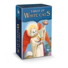 Mini White Cats Tarot - Severino Baraldi | Lo Scarabeo | 9788865276600 | Tienda Esotérica Changó