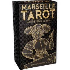 Marseille Tarot Gold and Black Edition - Marianne Costa | Lo Scarabeo | 9788865278468 | Tienda Esotérica Changó