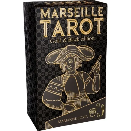 Marseille Tarot Gold and Black Edition - Marianne Costa