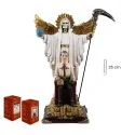 Figura Santa Muerte Blanca con Jesus Malverde 25 cm | 8435266233404 | Tienda Esotérica Changó