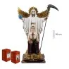 Santa Muerte Blanca con Jesús Malverde 25 cm | Tienda Esotérica Changó