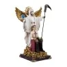 Santa Muerte Blanca con Jesús Malverde 25 cm | Tienda Esotérica Changó