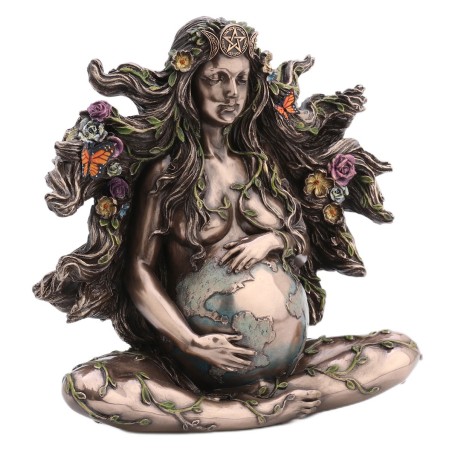 Gaia - Madre Tierra Embarazada Sentada