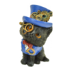 Gato Steampunk con Sombrero - Azul 10,50 cm | Tienda Esotérica Changó