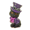 Gato con Sombrero - Morado 8 cm | Tienda Esotérica Changó