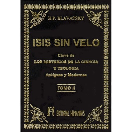 Isis sin Velo - Tomo II - H.P. Blavatsky | Tienda Esotérica Changó