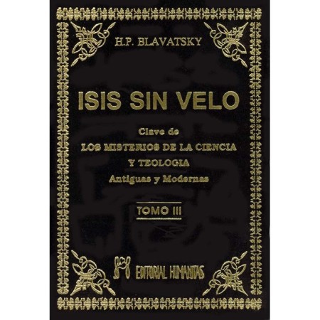 Isis sin Velo - Tomo III - H.P. Blavatsky | Tienda Esotérica Changó