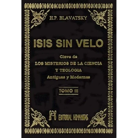 Isis sin Velo - Tomo III - H.P. Blavatsky | Tienda Esotérica Changó