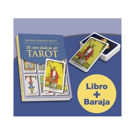 La Clave Ilustrada del Tarot - kit - Arthur Edward Waite | Tienda Esotérica Changó