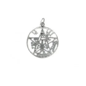 Colgante Tetragramaton 3 cm - Plata %separator% %shop-name%