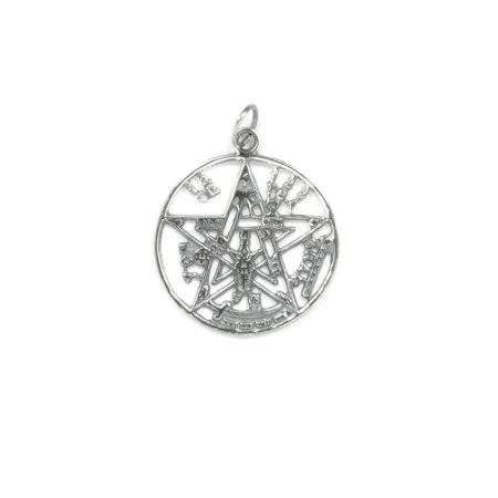 Colgante Tetragramaton 3 cm - Plata | Tienda Esotérica Changó