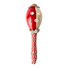 Maraca Chango Decorada con Sombrero 24 cm %separator% %product-name%