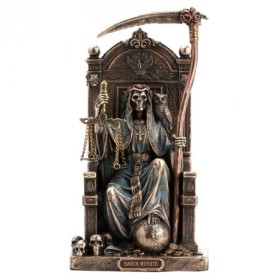 Figura Santa Muerte Entronada 21 cm %separator% %ean13% %separator% %shop-name%