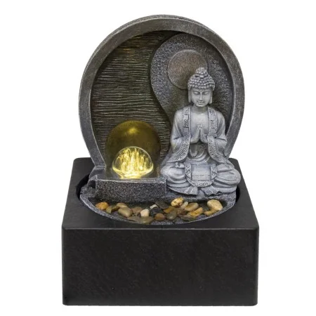 Fuente Feng Shui Buda Yin Yang 25 cm | 8433933247112 | Tienda Esotérica Changó