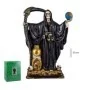 Figura Santa Muerte Negra con Bola, 30 cm | 8435266157168 | Tienda Esotérica Changó