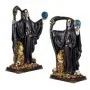 Figura Santa Muerte Negra con Bola, 30 cm | 8435266157168 | Tienda Esotérica Changó