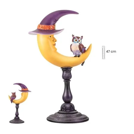 Figura Búho en Luna con Sombrero, 46 cm | 8435266157250 | Tienda Esotérica Changó