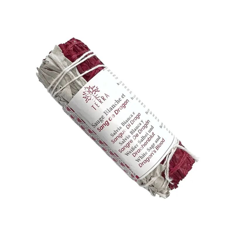 Bastoncino Di Salvia Rossa Sangue Di Drago + Ebook - Purificazione Energie Negative