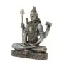 Figura Shiva Sentado 15 cm - Resina Bronceado | 8433933242957 | Tienda Esotérica Changó
