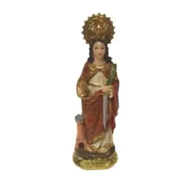 Imagen Santa Barbara con Dorado 23 cm - Resina | %shop-name%