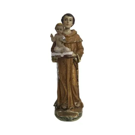 Imagen San Antonio con Niño (se le quita el niño) 14.5 cm - Resina | Tienda Esotérica Changó
