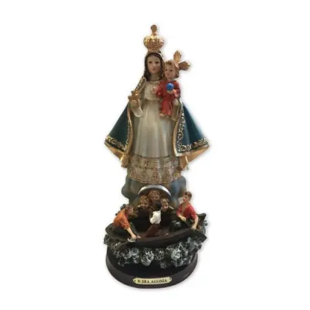Imagen Virgen Caridad del Cobre con Barco 6.5 cm - Resina | Tienda Esotérica Changó