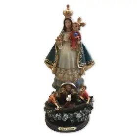 Imagen Virgen Caridad del Cobre con Barco 23 cm - Resina | %shop-name%