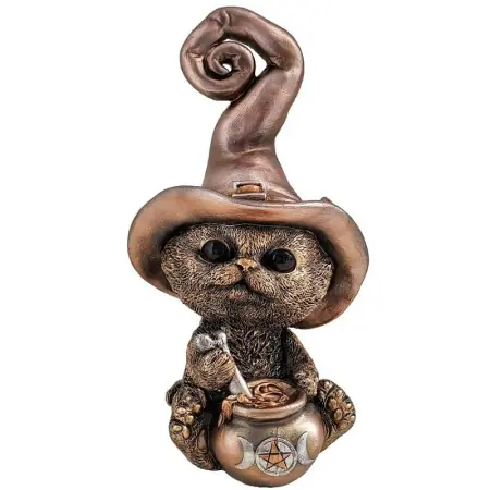 Figura Gato Noctus con Caldero | 8433933334515 | 8433933334515 | Origen | Tienda Esotérica Changó