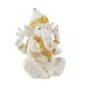 Ganesha Sentada 15 cm - Blanca y Dorada | 8435266243397 | Tienda Esotérica Changó