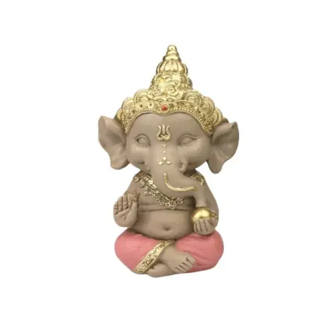 Ganesha Bendición Rojo 13,5 cm | 8433933374634 | Origen | Tienda Esotérica Changó