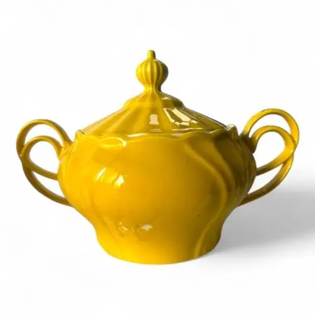 Sopera de Porcelana con Asas para Ochún – 33×21 cm (boca 15 cm) | Tienda Esotérica Changó