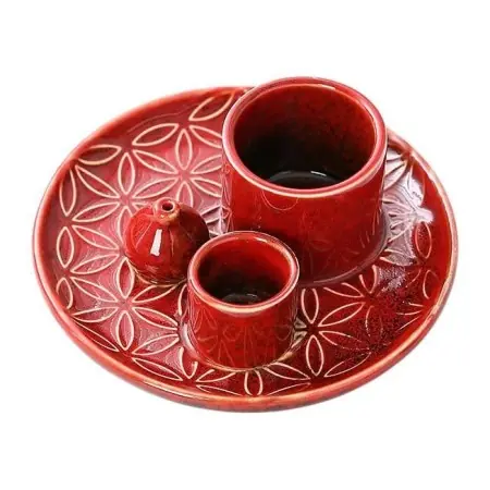 Porta incienso para Palo Santo y Salvia Blanca - Cerámica | 3701382648527 | Tienda Esotérica Changó