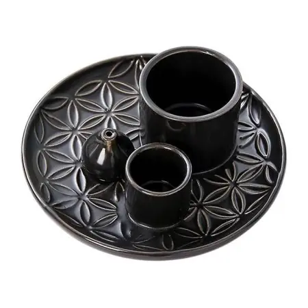 Porta incienso para Palo Santo y Salvia Blanca - Cerámica | 3701382648534 | Tienda Esotérica Changó