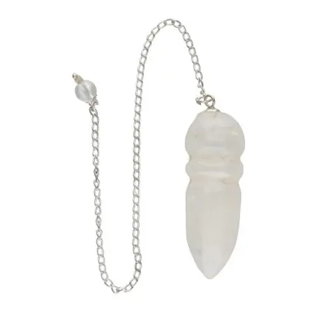 Péndulo Mineral de Cuarzo Blanco - Egipcio | Tienda Esotérica Changó