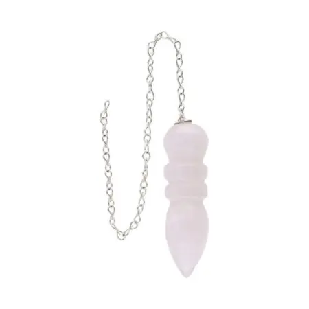 Péndulo Mineral de Cuarzo Rosa - Egipcio | Tienda Esotérica Changó
