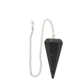 Péndulo Mineral de Ágata Negra - Facetado %separator% %shop-name%