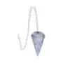 Péndulo Mineral de Cuarzo Azul - Facetado | Tienda Esotérica Changó