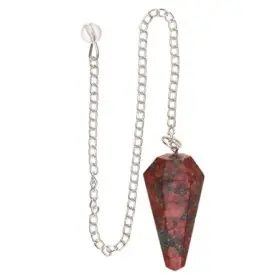 Péndulo Mineral de Jaspe Brechado - Facetado %separator% %shop-name%