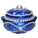 Sopera Decorada Pellizco 28 x 22 cm Azul Lisa (Yemanja) Artesanal | Tienda Esotérica Changó