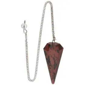Péndulo Mineral de Obsidiana Caoba - Facetado %separator% %shop-name%
