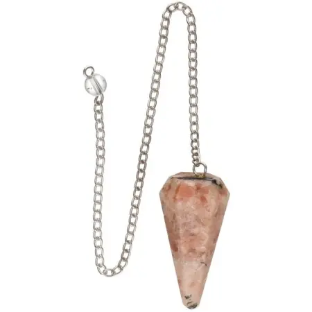 Péndulo Mineral de Piedra Sol - Facetado | Tienda Esotérica Changó