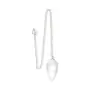 Péndulo Mineral de Cuarzo Blanco - Gota | Tienda Esotérica Changó