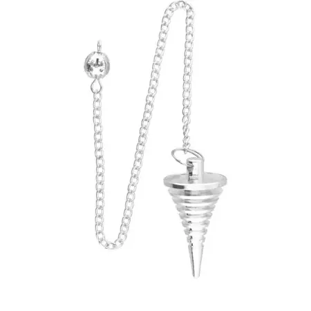 Péndulo Isis Cónico en Baño de Plata | Tienda Esotérica Changó