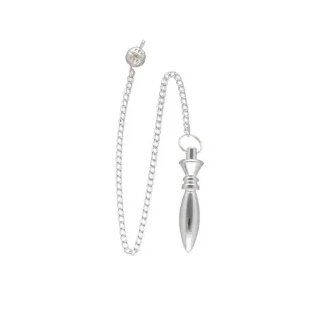 Péndulo Karnak Pequeño en Baño de Plata | Tienda Esotérica Changó